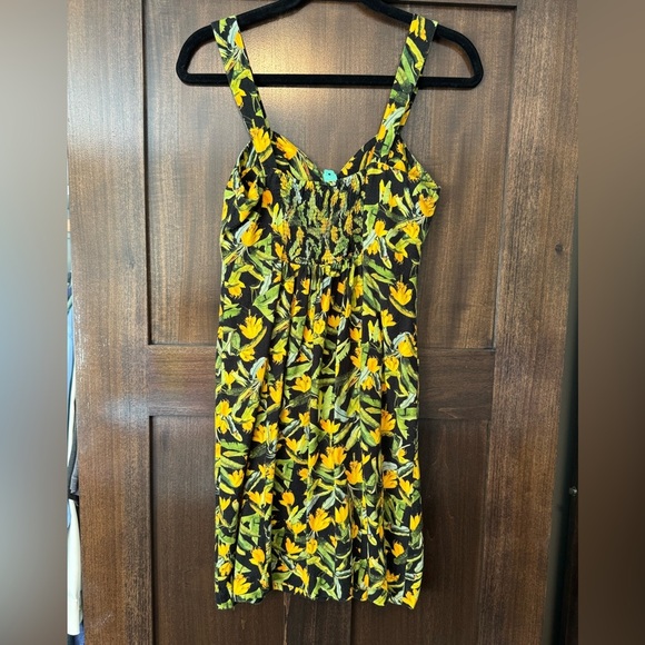 FARM Rio Linen Banana Sun Dress - Picture 3 of 3